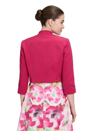 Blazer-Jacke 38 Gerade - Dark Raspberry