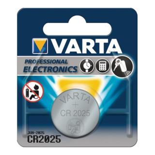 VARTA Akku Batterie Knopfzelle CR 2025