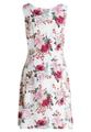 Blumenkleid 40 Figurumspielend - Cream/pink
