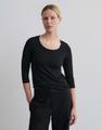 Basic-Shirt "Kain" - Schwarz / 38