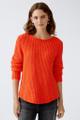 NAOLIN Pullover Baumwollmischung Orange 46