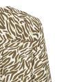Langarm-Bluse mit Allover-Print S Regular Fit - Aop