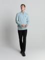 Pullover Half Zip Blau L