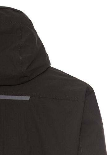 TeXXXactive® Windbreaker mit abnehmbarer Kapuze Schwarz 52