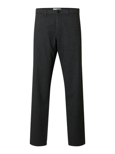SLH175-SLIM MILES BRUSHED PANT W NOOS 32/34 Slim Fit - Dark Grey