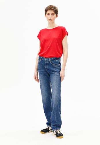 JILAANA T-SHIRT S Regular Fit - Mars Red