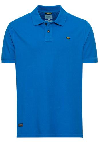 Piqué Poloshirt aus zertifiziertem Organic Cotton M Regular Fit - Strong Blue