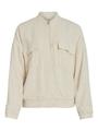 VIAIKO LINEN BOMBER JACKET #3 42 - Super Light Natural Melan