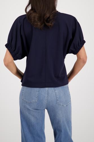 Sweatshirt mit Präge-Emblem 42 - Marine