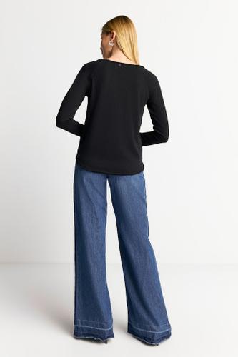 Organic Heavy Jersey Longsleeve Grau L