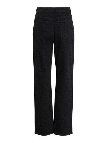 VIKELLY JAF HW STRAIGHT JEANS BLK-LEO 34/32 Gerade geschnitten - Black Beauty