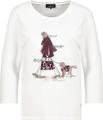 T-Shirt mit Strassdesign 38 - Off-white
