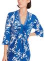 Kleid mit Knoten-Detail 42 - Gentian