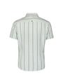 Shirt Short Sleeve Dobby Vertical Stripe With Linen XL Regular Fit - Ice