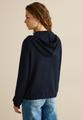 Sweatjacke mit Struktur S - Universal Blue