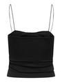 ONLBELLA SEAMLESS PADDED CROP TOP ACC XS/S Stretch - Black
