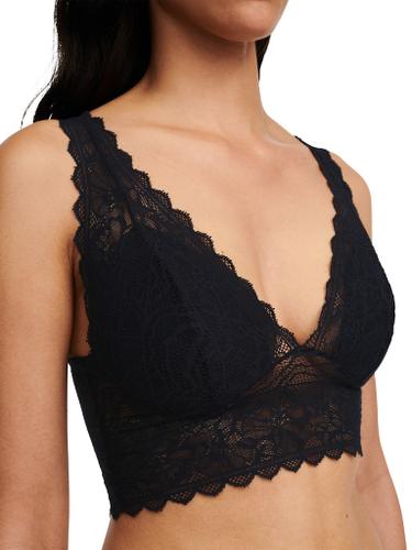 Floral Touch Bügelloser BH Schwarz S