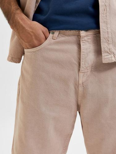 SLHTROY 23601 TENCEL SHORTS U Beige XXL