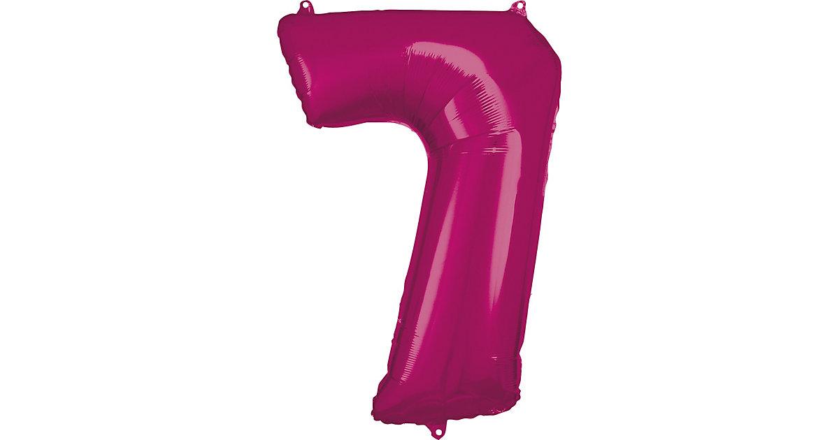 Folienballon 7, pink
