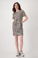Kleid mit Leomuster 40 - Coffee Bean Gemustert