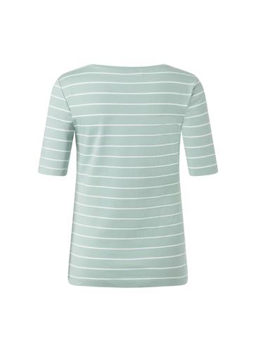 T-Shirt Rundhals 1/2 Arm Slim Fit - Light Aqua