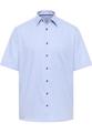 Hemd Hahnentritt Kurzarm 42/Kurzarm COMFORT FIT - Hellblau