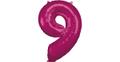Folienballon 9, pink