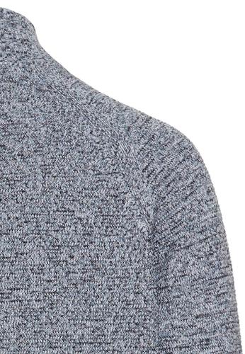 Strickjacke aus Baumwolle Blau M