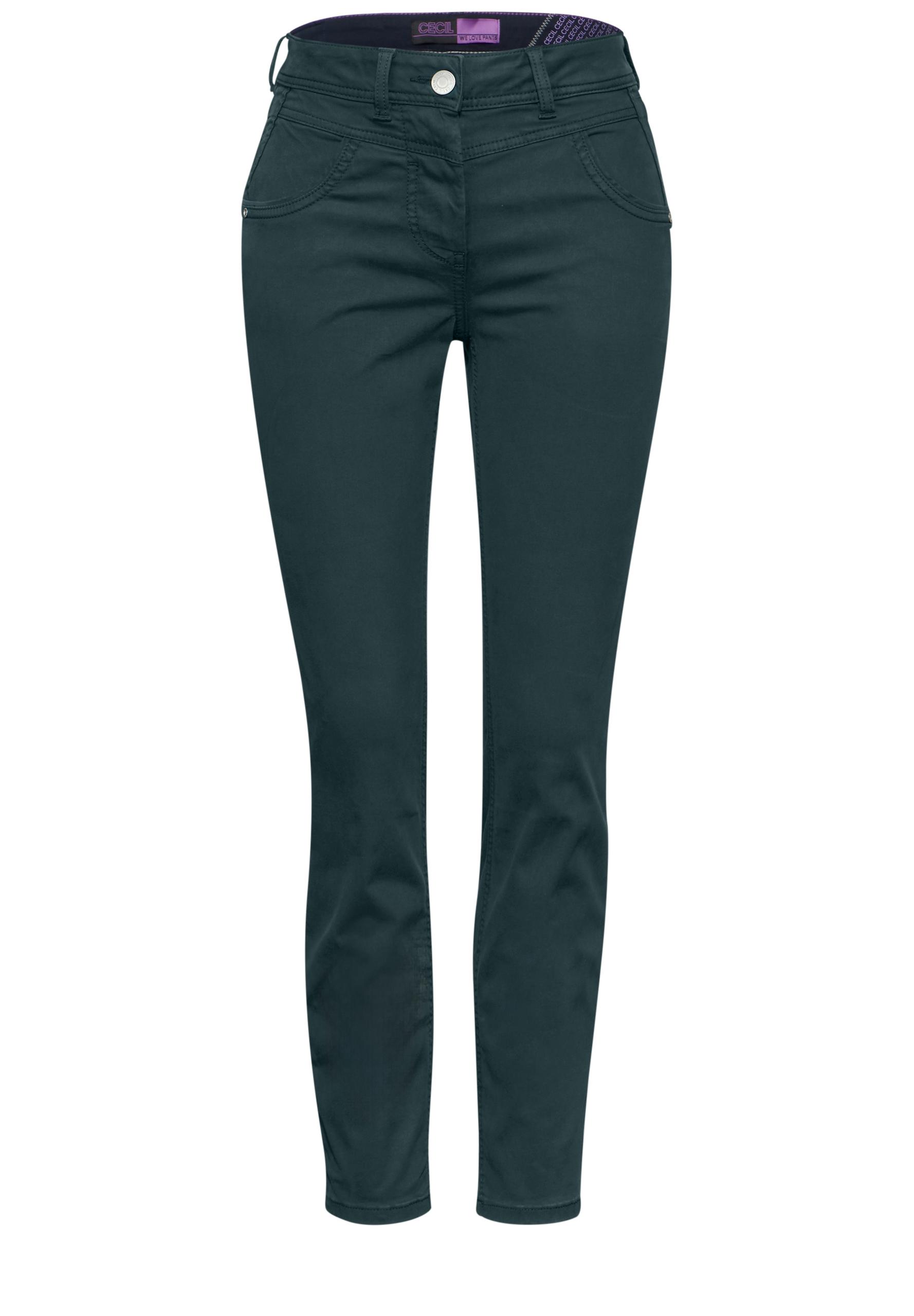 Hose im Slim Fit 25/28 - Fir Green
