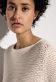 Pullover mit Lochmuster 42 - Lucid White