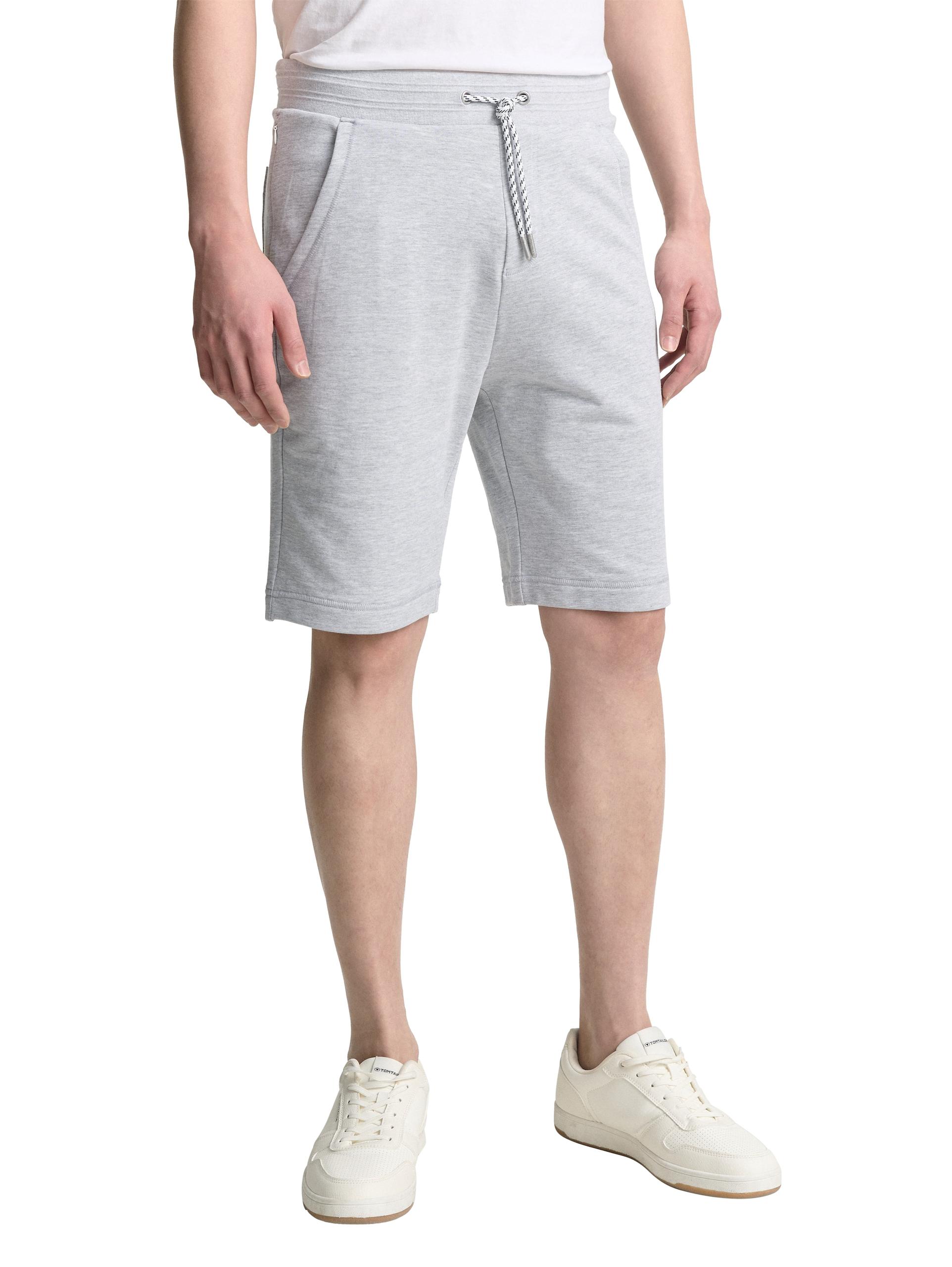 Sweat Shorts mit detailliertem Kordelzug XXL Regular Fit - Light Stone Grey Melange