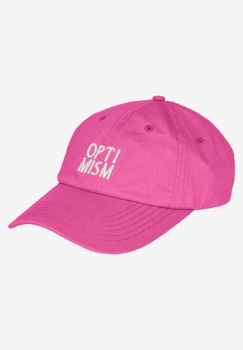 Cap mit Wording A - Bloomy Pink