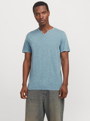 JJESPLIT NECK TEE SS NOOS L Normal geschnitten - Oceanview