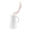 Eva Solo Isolierkanne »Rise White mit Glaseinsatz 1 L«, 1 l