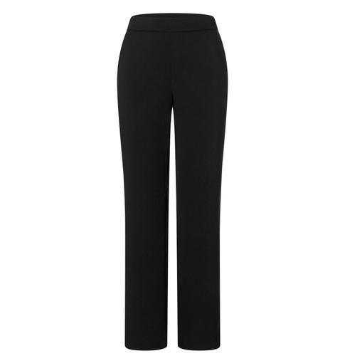 MAC JEANS - CHIARA, Floating crepe Schwarz 36/32