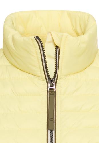 Gefütterte Weste mit Taschen 46 Shaped Fit - Lemon