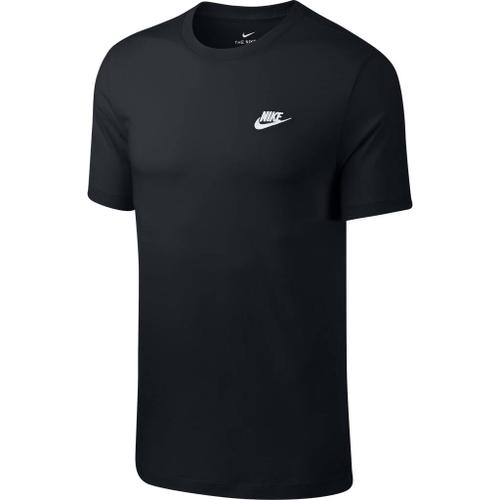 NIKE Herren T-Shirt M NSW CLUB TEE S in Schwarz