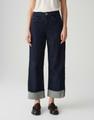 Jeans "Miva turn up" - Dunkelblau / 38 L28