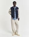 Regular Fit Classic Popeline Hemd mit Streifen Blau XXL