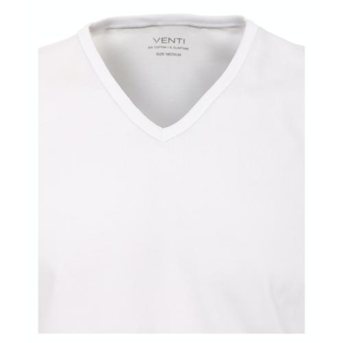 T-Shirt Halbarm Doppelpack 012600 S Basic Circular Knit - Weiss