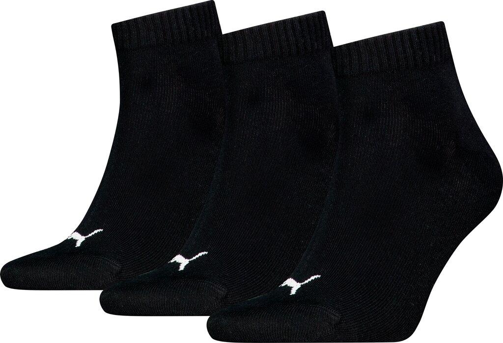 PUMA Herren Socken UNISEX QUARTER PLAIN 3P 43-46 in Schwarz