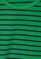 Flammgarn Streifenshirt M - Fresh Apple Green