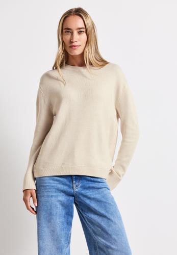 Rundhals Pullover 36 - Tusk Cream