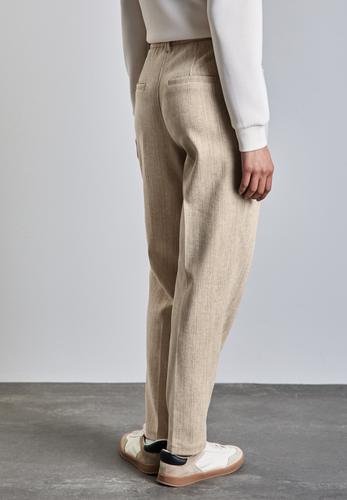 Chino mit Knopfdetail 34/28 - Honey Sand Mel.