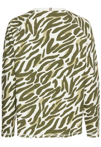Sweatshirt mit Allover-Print S Regular Fit - Aop