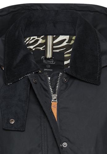 Feldjacke mit Cordkragen Blau 38