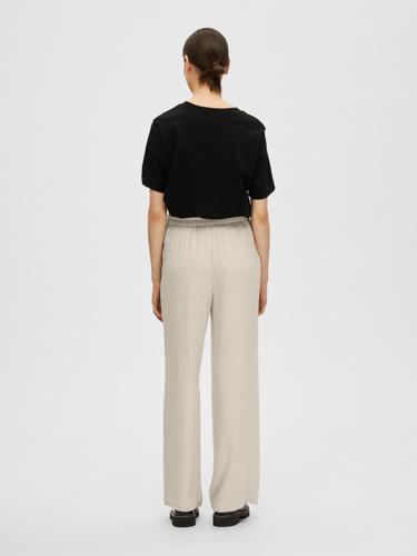 SLFVIVA-GULIA HW LONG SUN PANT NOOS 38 Normal geschnitten - Sandshell