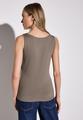 Basic Top in Unifarbe 36 - Stone Brown