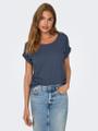 ONLMOSTER S/S O-NECK TOP NOOS JRS Blau XS
