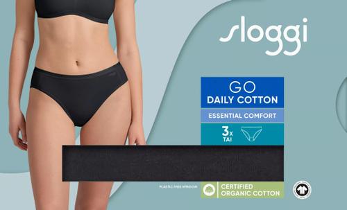 sloggi GO Daily Cotton Tai 3P Schwarz XL